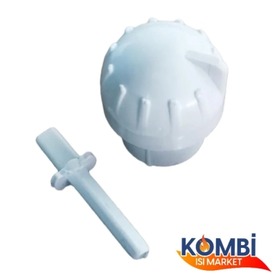 Demirdöküm Şofben Kombi Düğmesi Beyaz