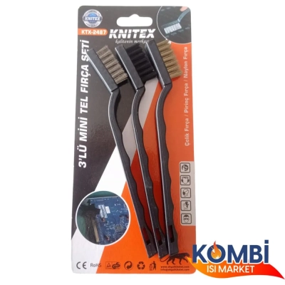 Tel Fırça Seti 3'lü Mini
